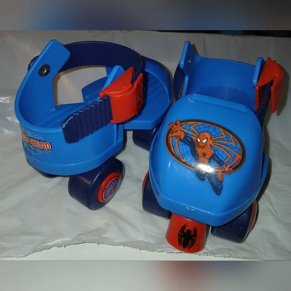Pre-loved Spider-Man Blue & Red Shoe Roller Skates - Picture 4 of 7